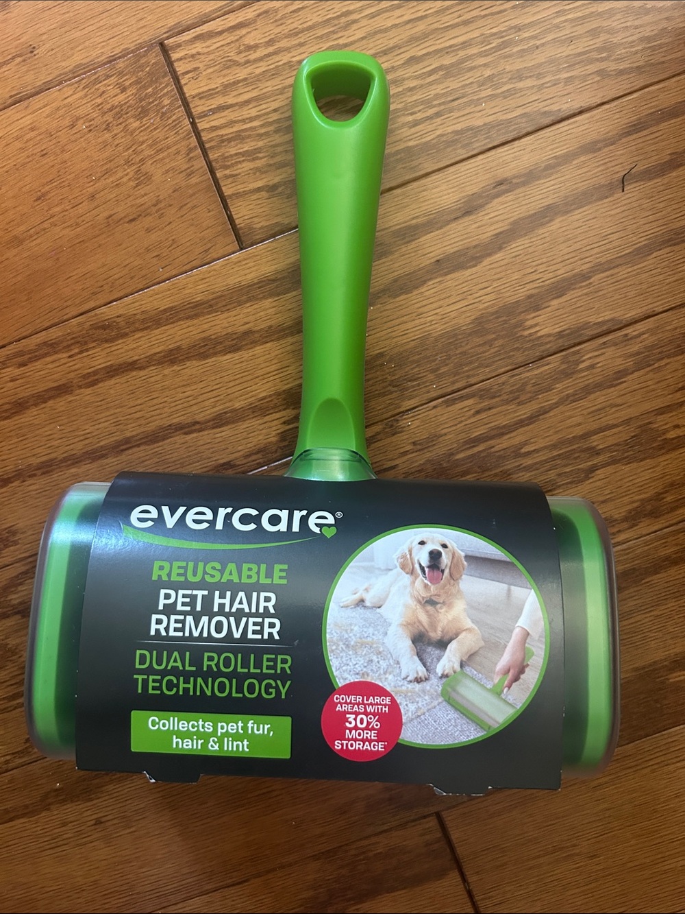 Evercare Reusable Pet Hair Remover Roller - Green